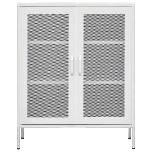 Lady Jillian -  Storage Cabinet White 80x35x101,5 cm Steel - Model 4